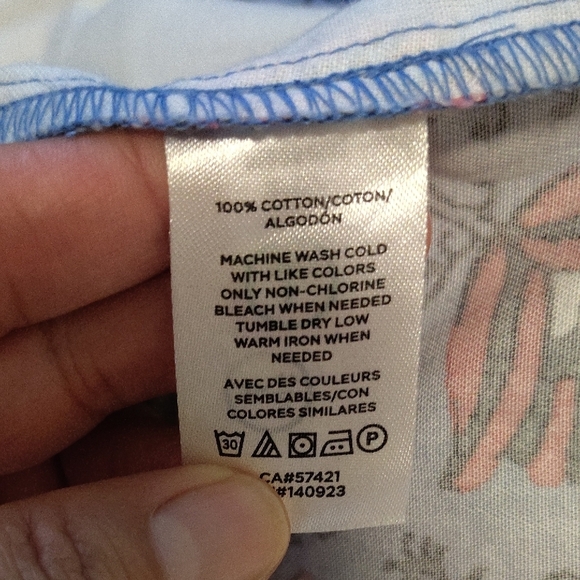 Womens,LOFT Floral Patterned High Waist Shorts - Blue and Red ,Size 18.New. - Picture 5 of 14